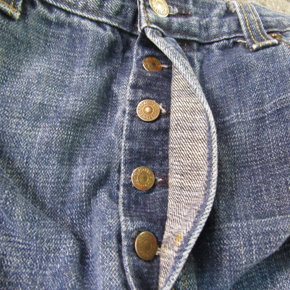 Levis 501 Jeans Mens 36x36 Original Straight Leg Blue‎ Denim Button Fly Classic